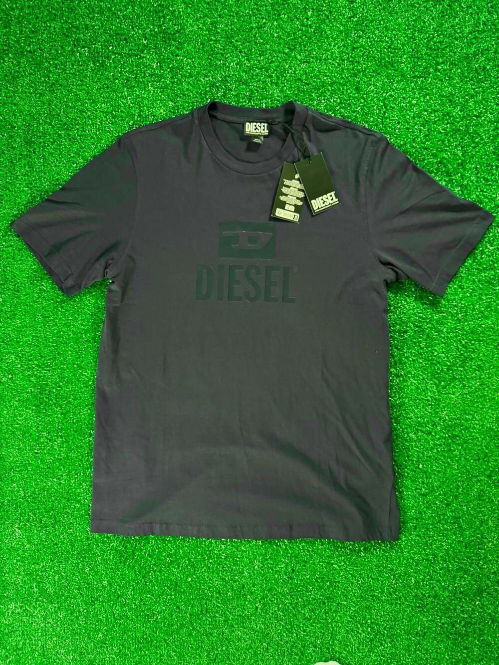 Diesel T-Just Tone On Tone T-Shirt Midnight Blue Size L